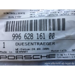Porsche 996 Turbo GT3 Scheinwerferreinigungsanlage Düsenträger links NEU 99662816100 #K9044-0628-5