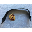 Porsche 997 Abschirmblech Aufpuffrohr rechts satinschwarz NEU 9975056520101C #K8111