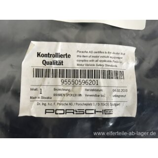 Porsche Cayenne 957 9PA1 Verkleidung hinten Abgasendrohr Rahmen rechts NEU 95550596201 7L5807962B #89928