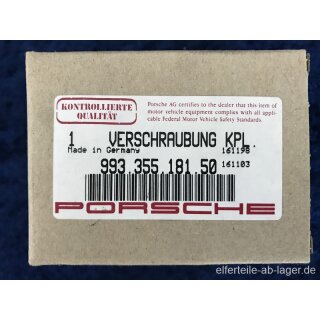 Porsche 964 993 GT Bremsflüssigkeitsbehälter Schraubdeckel mit Belüftung NEU 99335518150 99335518151 #K6013-0666-01