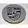Porsche Radzierdeckel Felgendeckel Briliantsilber rund konkav Wappen schwarz Neuwertig 9P16011478Z8 #6021