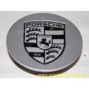 Porsche Radzierdeckel Felgendeckel konkav silber Wappen...
