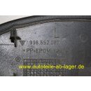 Porsche Boxster 986 Blende Mittelkonsole vorne links Kunstleder schwarz gebraucht 99655208702A10 #89278-0323-02