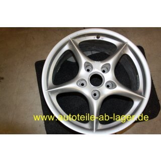 Porsche Leichtmetallrad Original 18" Felge "Carrera" 9Jx18 ET52 hinten gebraucht 99636213800 #6093