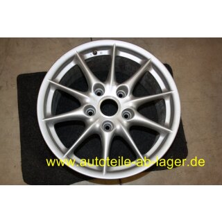Porsche 17" Felge hinten Original im Design "Carrera II" 10 Speichen 9Jx17 ET55 gebraucht 99636212802 #6096