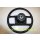 Porsche 964 Lenkrad 380mm mit 30mm erhöhter Nabe Leder schwarz gebraucht 964347084021AJ #4090-0638
