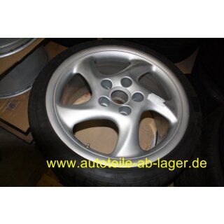 Porsche 18" Felge Original "Turbo Look II" 10Jx18 ET51 Reifen Dunlop SP Sport Winter M2 265/35 R18 97V 99636214002 #6116