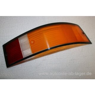 Porsche Streuscheibe Lichtscheibe Heckleuchte rechts Rand schwarz gebraucht 91163195000 #9416