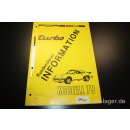 Porsche 911 Turbo Handbuch Kundendienst Information...