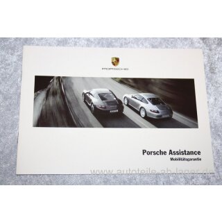Porsche Handbuch Bordbuch Service Assistance Mobilitätsgarantie WKD 10651007 #0028