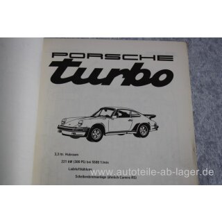 Porsche 911 Turbo Technische Motor Kupplung Information Modell 78 Handbuch #4086