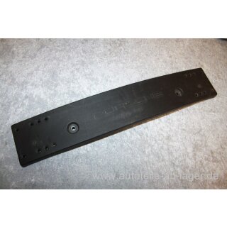 Porsche Kennzeichenträger Halter Kennzeichen satinschwarz gebraucht 9877011050201C #89684