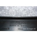 Porsche Kennzeichenträger Halter Kennzeichen satinschwarz gebraucht 9877011050201C #89684