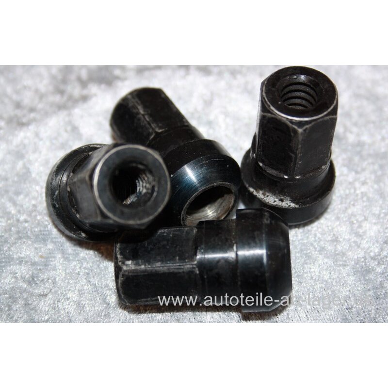 20 X Alu Aluminium Radmutter Radmuttern Schwarz Porsche 911 914 924 928 944 993 55610707