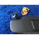 Porsche Sonnenblende m. Spiegel Innenlichtpaket links schwarz Neuwertig 981731031020F7 98173103160OF7 #89828