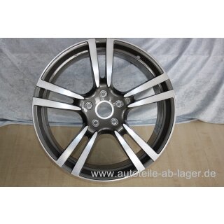 Porsche Leichtmetallrad silber 21" Felge "Turbo II" 10J x 21 ET50 gebraucht 958362142029A1 #K6210