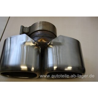 Porsche Boxster 987 Doppel Abgasendrohr S unbenutzt Neuwertig 98711125402 #K2063-0623-2 §25