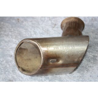 Porsche Endrohr Auspuffblende Gillet 98/11 rechts gebraucht 99611125161 #2153
