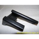 Porsche 997 Turbo 987 Boxster Cayman Abdeckung Sitzschiene Satinschwarz rechts gebraucht 9975213620001C #8085