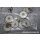 Porsche Montagesatz Bugblende Edelstahl NEU 95504480059 #G87697