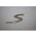 Porsche Schriftzug "S" verchromt einzelner Buchstabe NEU 99155924301 #K8238