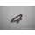 Porsche Schriftzug "4" verchromt NEU 99155924101 #MS8003
