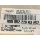 Porsche Ausströmer Seitendüse lackiert schwarz rechts NEU 95555222803A03 #K8017