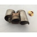 Porsche Gilette Endrohr 3,8 l Auspuffblende rechts Neuwertig 99711135104 #K2014